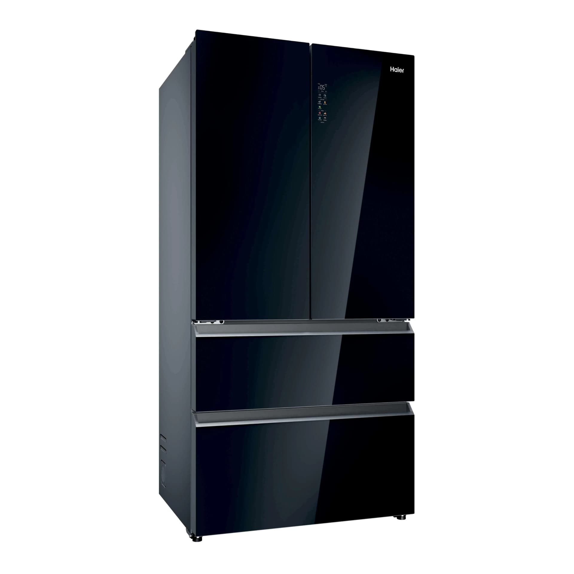 HAIER Kühl-/Gefrierkombination HFR79F19DFGB Schwarz NoFrost