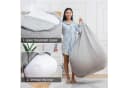 Bundviel Sofabezug Sitzsack Comfort Line Weiß Birnenförmig Bild 3