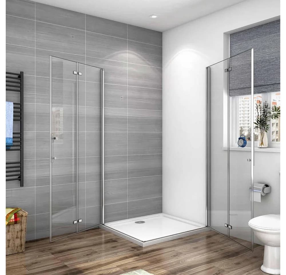 duschspa Eckdusche Falttür ESG NANO Glas 70x70 cm - Bild 3