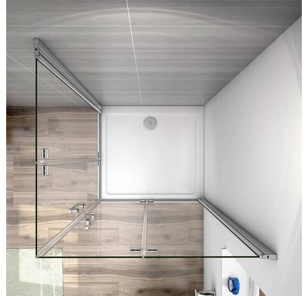 duschspa Eckdusche Falttür ESG NANO Glas 70x70 cm - Bild 5