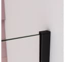 duschspa Duschwand 30-160cm Nano Glas ESG Sicherheitsglas Schwarz Bild 4