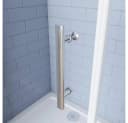 duschspa Eckdusche 185cm Glas Drehtür + Seitenwand Bild 5