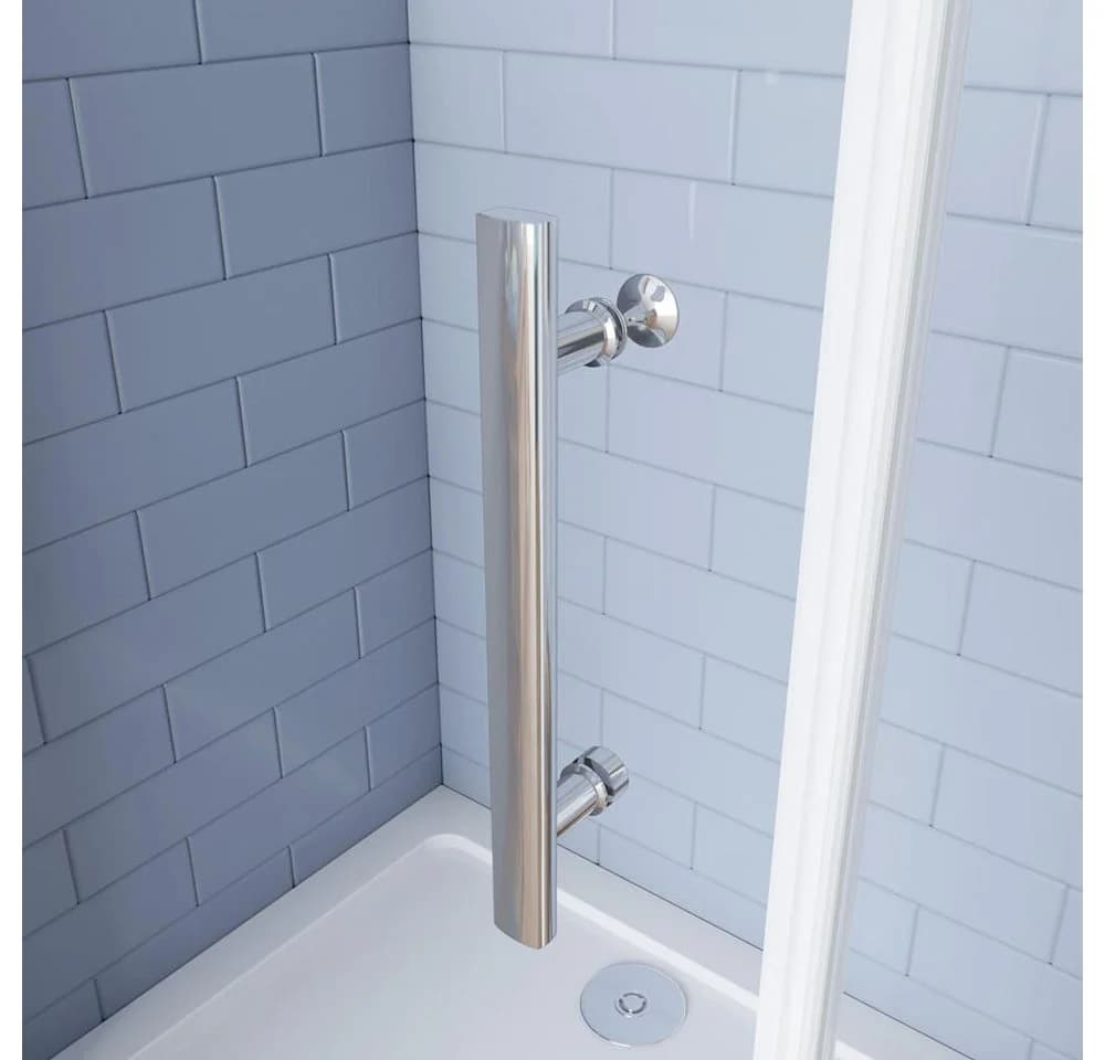 duschspa Eckdusche 185cm Glas Drehtür + Seitenwand - Bild 5