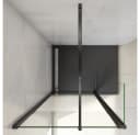 duschspa Duschwand 200cm mit Flipper-Panel und Sicherheitsglas Bild 5