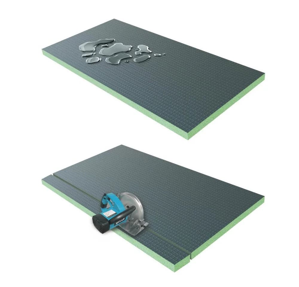 duschspa Duschwanne Set 4cm XPS Bauplatte mit Ablaufgarnitur - Bild 5
