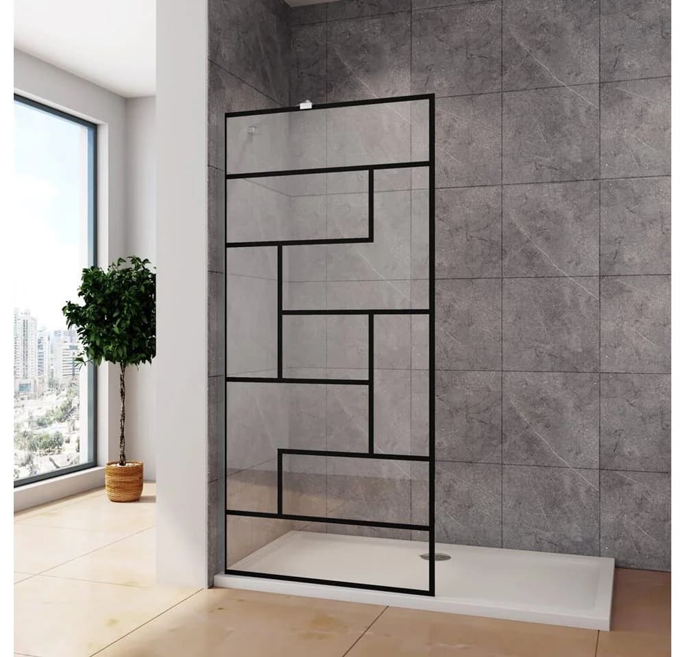 duschspa Duschwand 8mm ESG Glas Walk-in Dusche mit Nano-Beschichtung - Bild 2