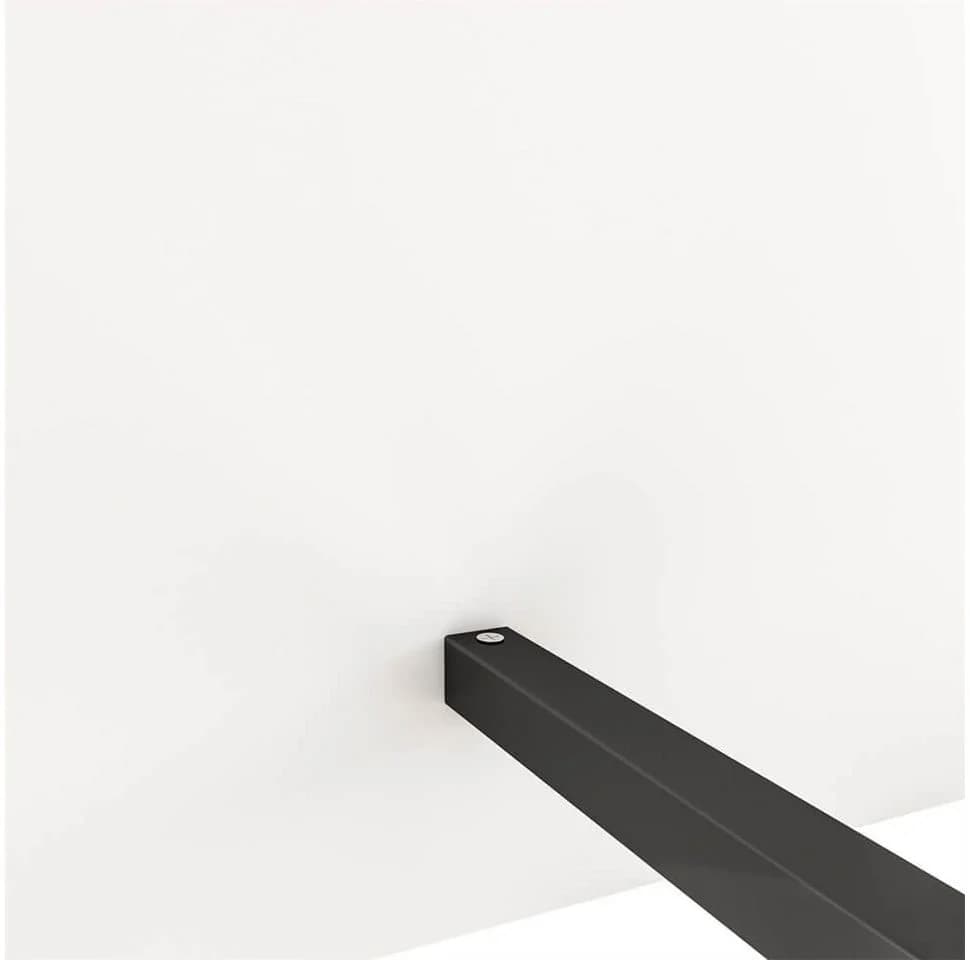 duschspa Duschwand 200cm Schwarz 8mm ESG Glas Nano - Bild 5