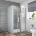 duschspa Dusch-Drehtür 6mm ESG Glas verchromt Bild 1