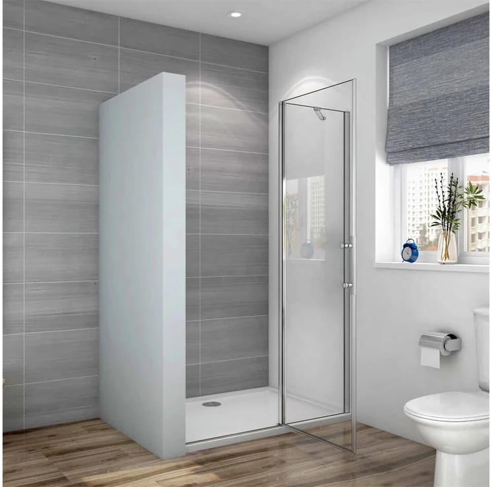 duschspa Dusch-Drehtür 6mm ESG Glas verchromt - Bild 3