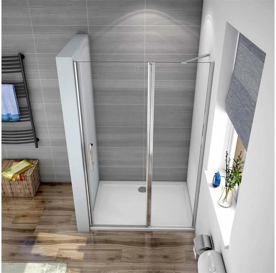 duschspa Dusch-Drehtür 6mm ESG Glas verchromt - Bild 4