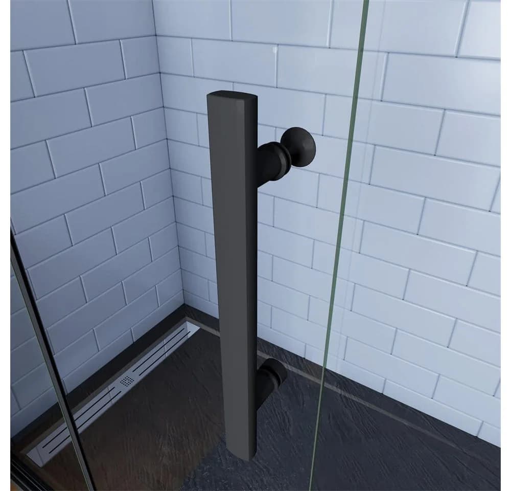 duschspa Duschwand mit Sicherheitsglas und Aluminiumrahmen - Bild 5