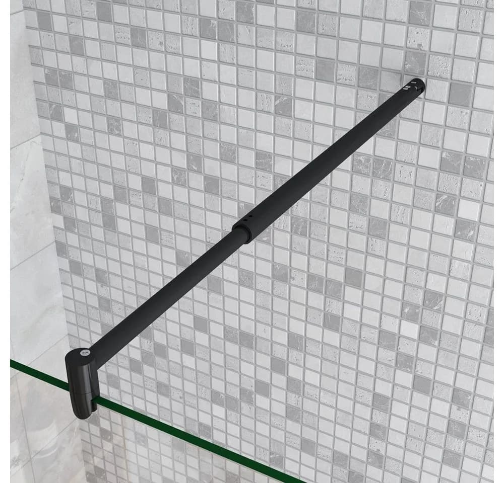 duschspa Duschwand 10mm ESG Sicherheitsglas Schwarz - Bild 4