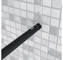 duschspa Duschwand 10mm ESG Sicherheitsglas Schwarz Bild 5
