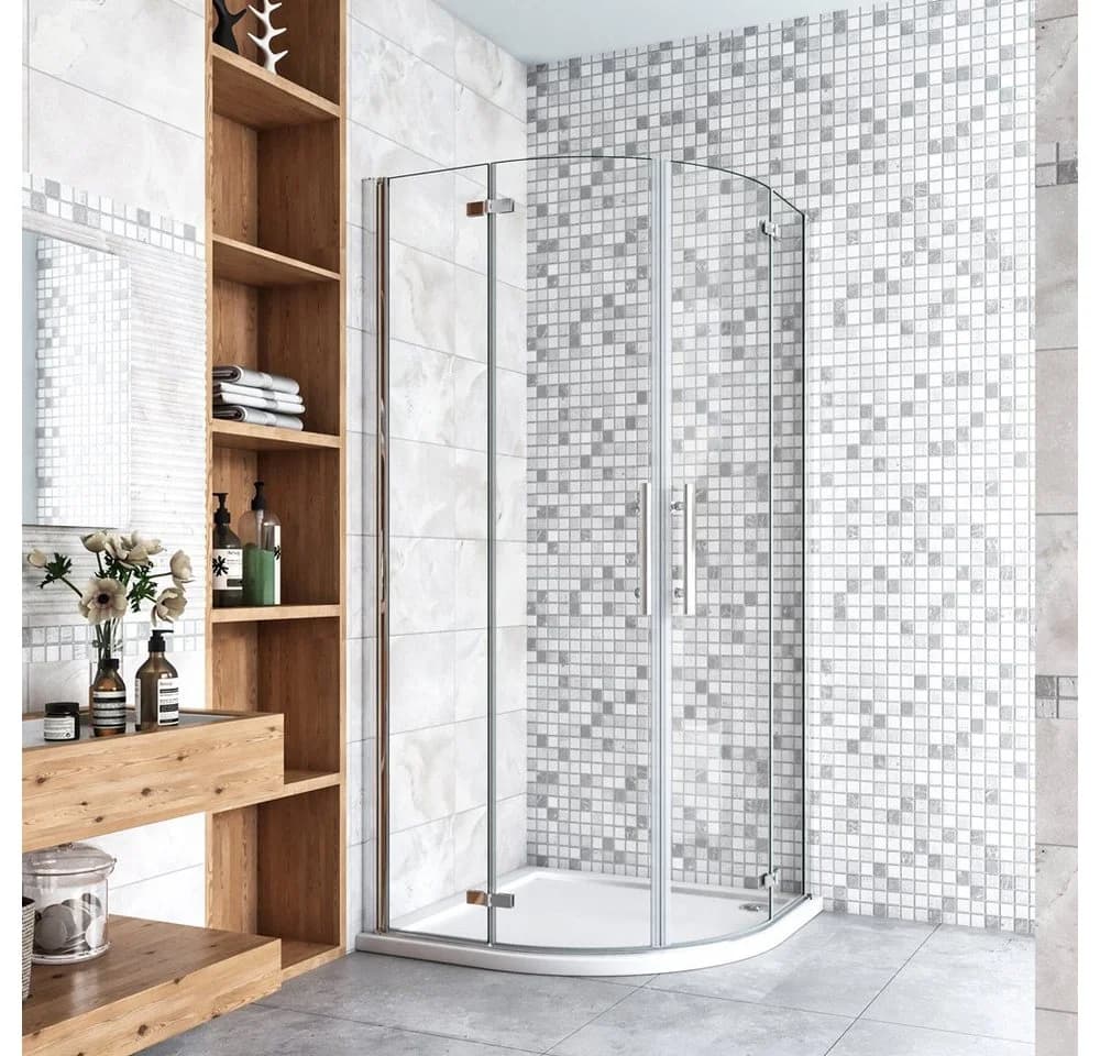 duschspa Runddusche Viertelkreis mit NANO Glas und Sicherheitsglas - Bild 2