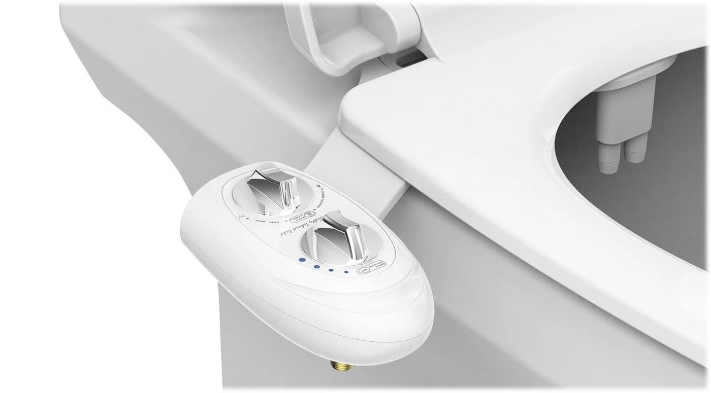 Bidetarmatur Deluxe WC-Dusche Aufsatz mit Selbstreinigung - Bild 1