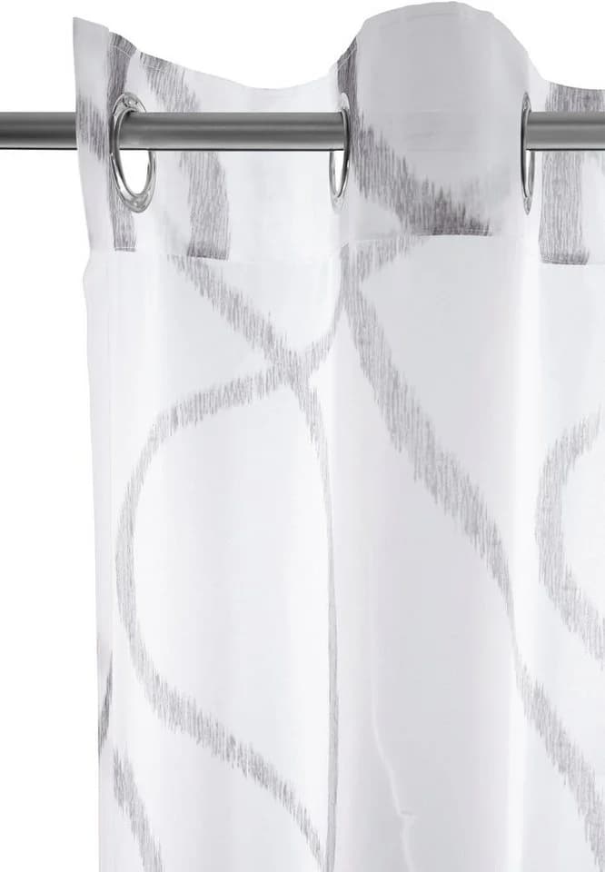 Gardine MY HOME Bene Grau Polyester - Bild 5