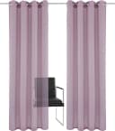 Home Affaire Gardine Mara Rosa Leinenoptik Bild 1