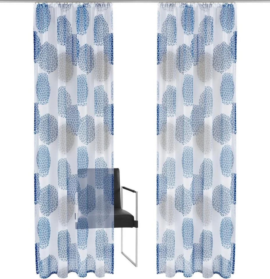 OTTO home Gardine Belem Kräuselband Kreis-Motiv
