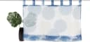 OTTO HOME Raffrollo Belem Blau Weiß Transparent Voile Bild 1