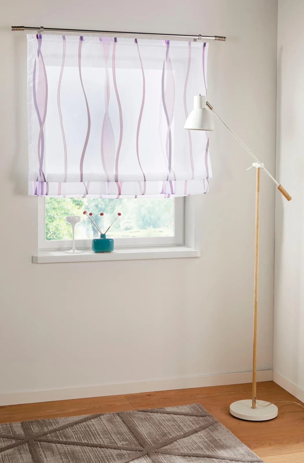 OTTO home Raffrollo Dimona Transparent Polyester Wellen