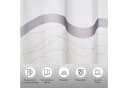 OTTO HOME Gardine Jay Grün Querstreifen 2-er Set Voile Bild 3