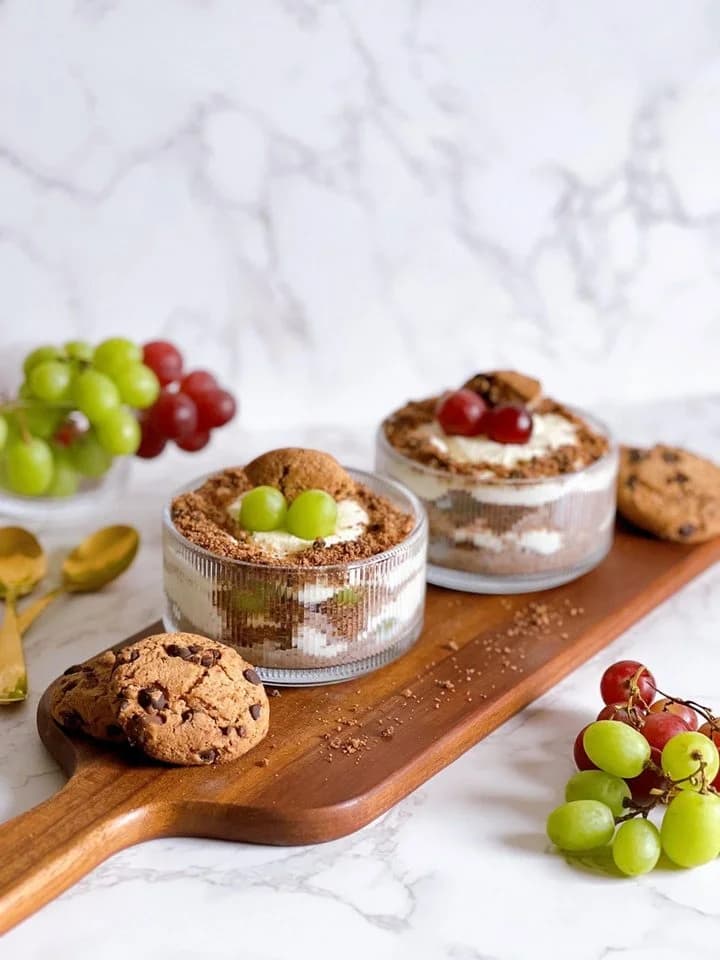EKA Snackschale Rillen Glas Schale Transparent
