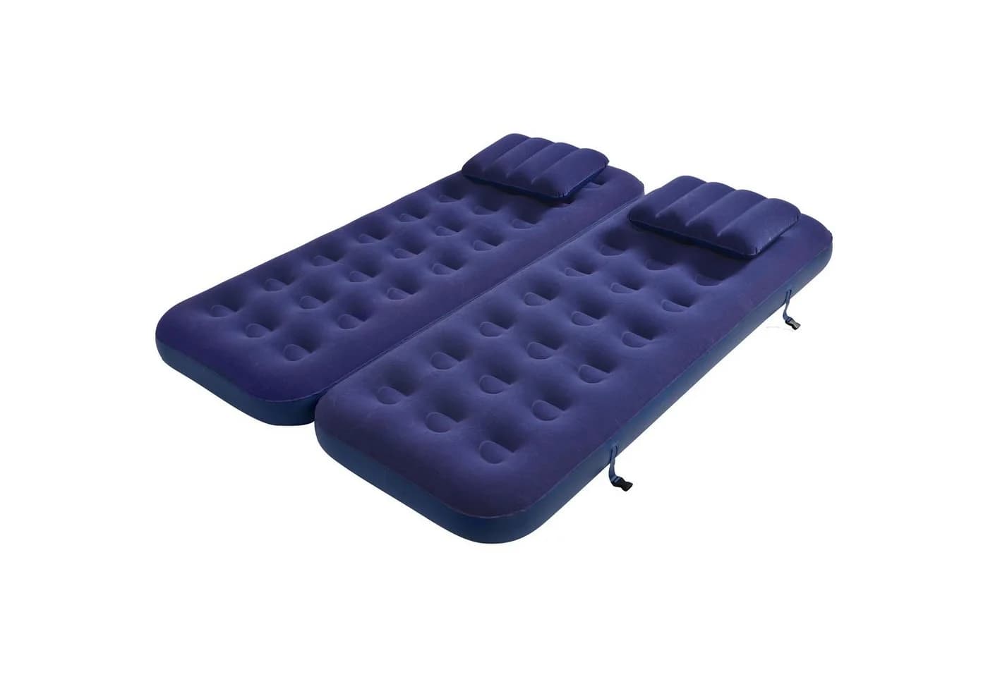 Avenli Luftbett-Set 2x Campingmatratze mit Kissen Blau