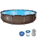 Avenli Framepool Frame Plus Pool Set 457 x 84 cm Rattan Optik Bild 2