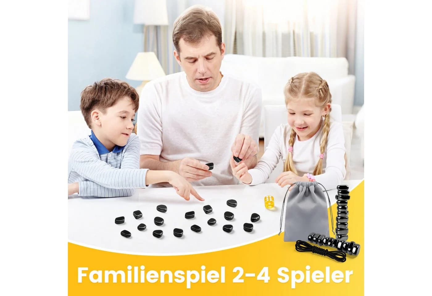 Bundviel Magnetisches Schachspiel Schwarz Reise-Lernspielzeug - Bild 5