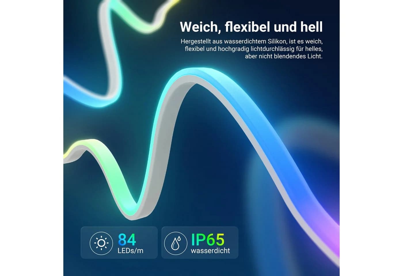 Neewer LED Stripe NS01 RGB Lichtleiste mit App-Steuerung - Bild 3