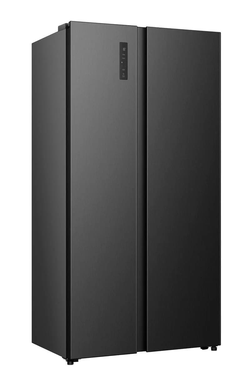 HISENSE Side-by-Side Kühlschrank RS3P558NE Schwarz Inox