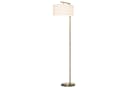 Blossom Stehlampe E27 Stahl Stoff Gold Weiß Modern Bild 2