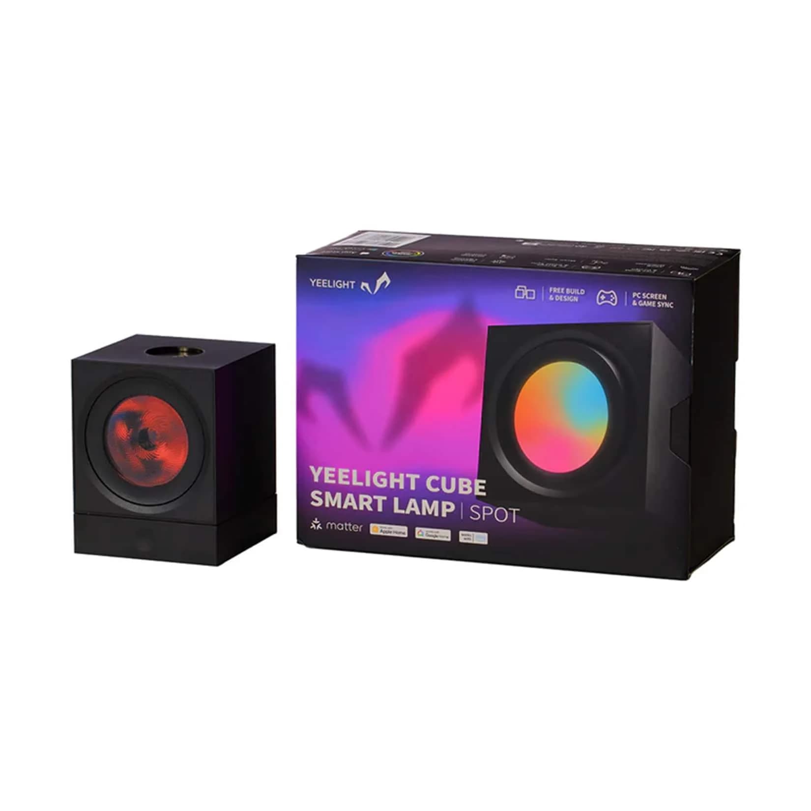 Yeelight Light Gaming Cube Spot WLAN RGB Desktop Beleuchtung