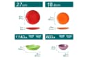 vancasso Geschirr-Set 24-tlg. Steingut Bunt Modernes Design Bild 1