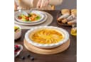 MALACASA Tarteform TARA Steingut Backform Weiß Khaki Bild 5