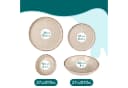 vancasso Geschirr-Set 24-tlg. Steingut Beige/Weiß Reaktivglasur Bild 1