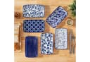 vancasso Sushiteller Set 6-tlg. Rechteckig Blau/Weiß Porzellan Bild 5