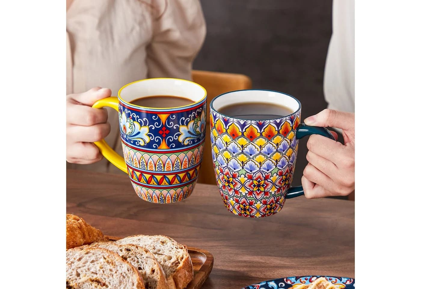 vancasso Tassenset 6-tlg. BOHO-Stil Porzellan Bunt - Bild 5