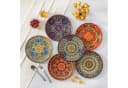 Vancasso Speiseteller 6-tlg. Boho-Stil Bunt Porzellan Bild 3