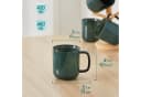 vancasso Kaffeeservice 4-tlg. Steingut Tasse Grün Reaktivglasur Bild 1
