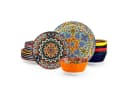 vancasso Geschirr-Set LUMI 18-tlg. Porzellan Bunt Boho-Stil Bild 2