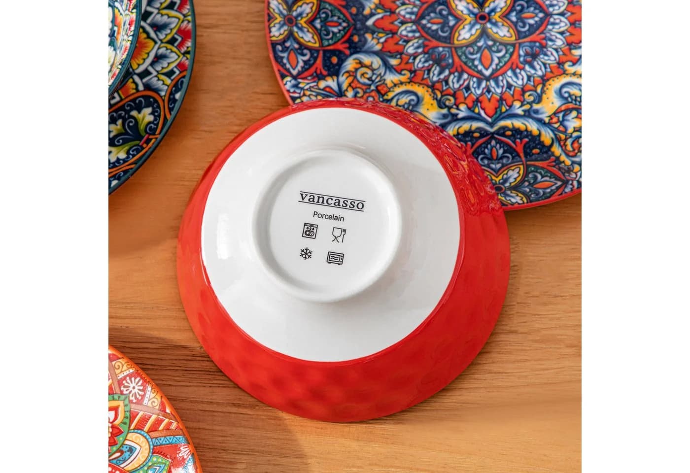 vancasso Geschirr-Set LUMI 18-tlg. Porzellan Bunt Boho-Stil - Bild 5