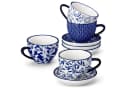 vancasso Kaffeeservice 4-tlg. Porzellan Blau/Weiß Bild 2