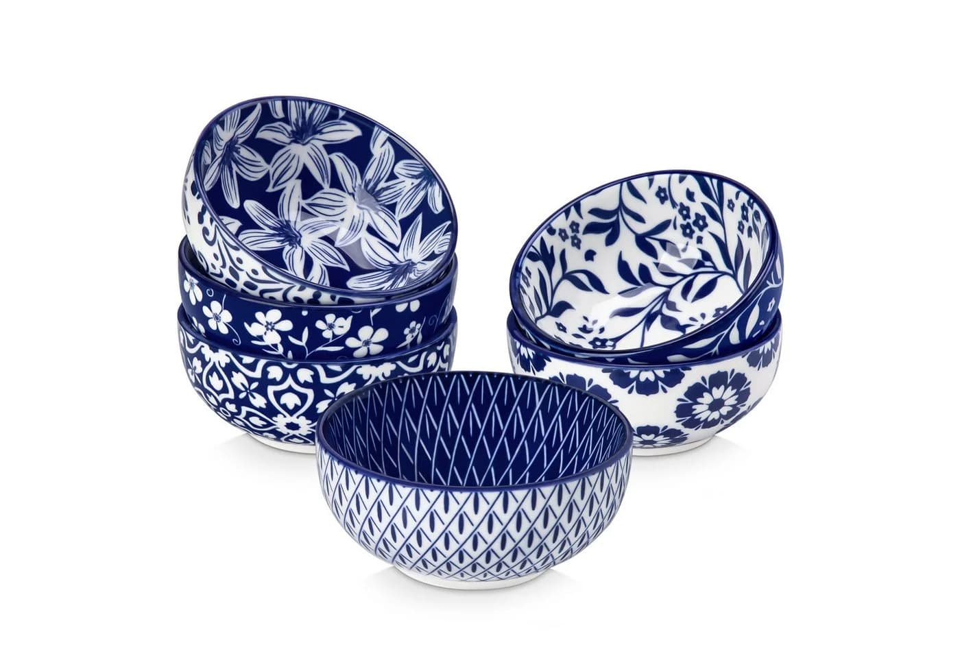 vancasso Dipschale 6-tlg. Porzellan Blau/Weiß - Bild 2