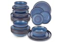 vancasso Geschirr-Set 24-tlg. Blau Steingut Tafelservice Bild 2