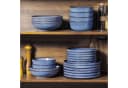 vancasso Geschirr-Set 24-tlg. Blau Steingut Tafelservice Bild 3
