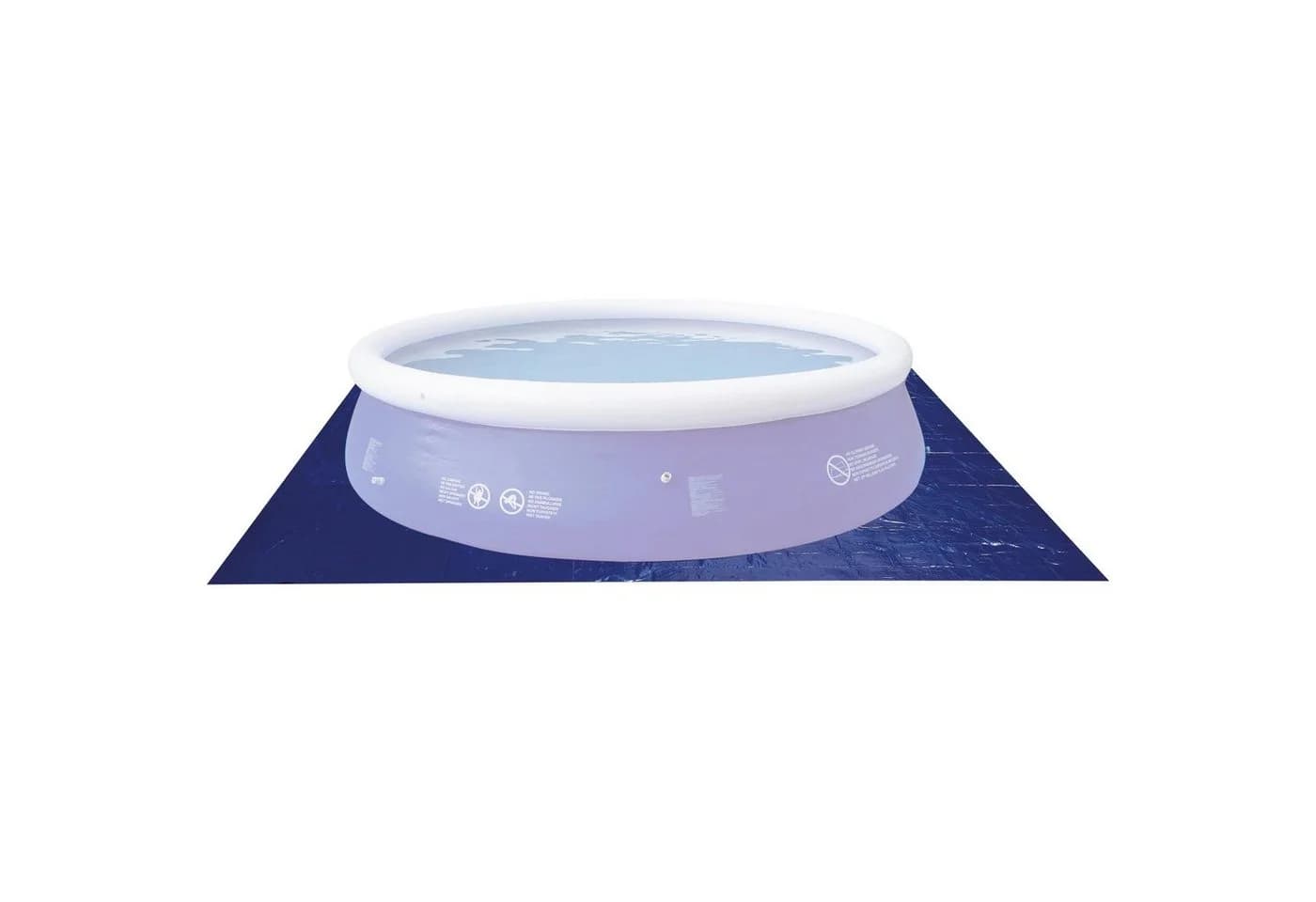 Avenli Pool-Bodenschutzfliese Unterlegfolie 270x270cm Blau - Bild 2