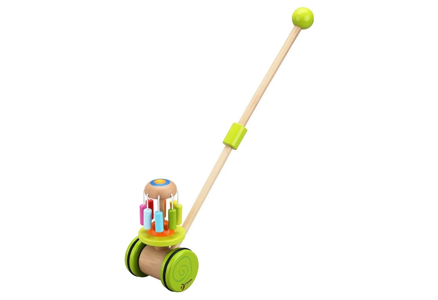 Classic World Schiebestock Regenbogen - Buchenholz, Teebaumholz & MDF - Bild 2