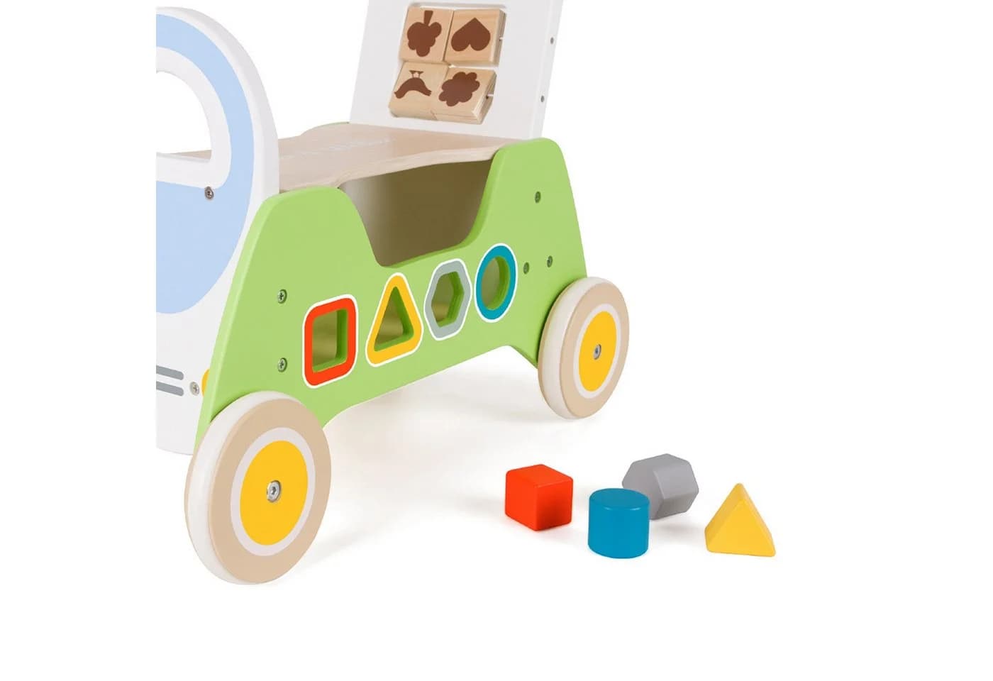 Classic World Rutscherauto 2-in-1 Bunt Holz - Bild 4