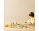 Classic World Holz Domino Set Ozean 100 Teile Meerestiere Bild 1